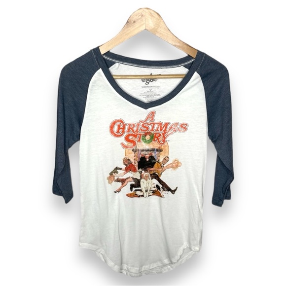 A Christmas Story Baseball Style Tee Size XS - Picture 2 of 6